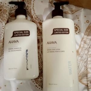 Ahava body and gel set